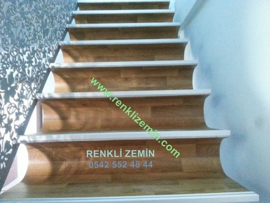 Ahşap Görünümlü Pvc Merdiven Kaplaması