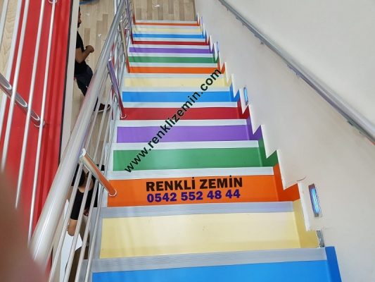 Anaokulu Pvc Merdiven Kaplaması