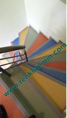 renkli Merdiven Kaplama Çeşitleri